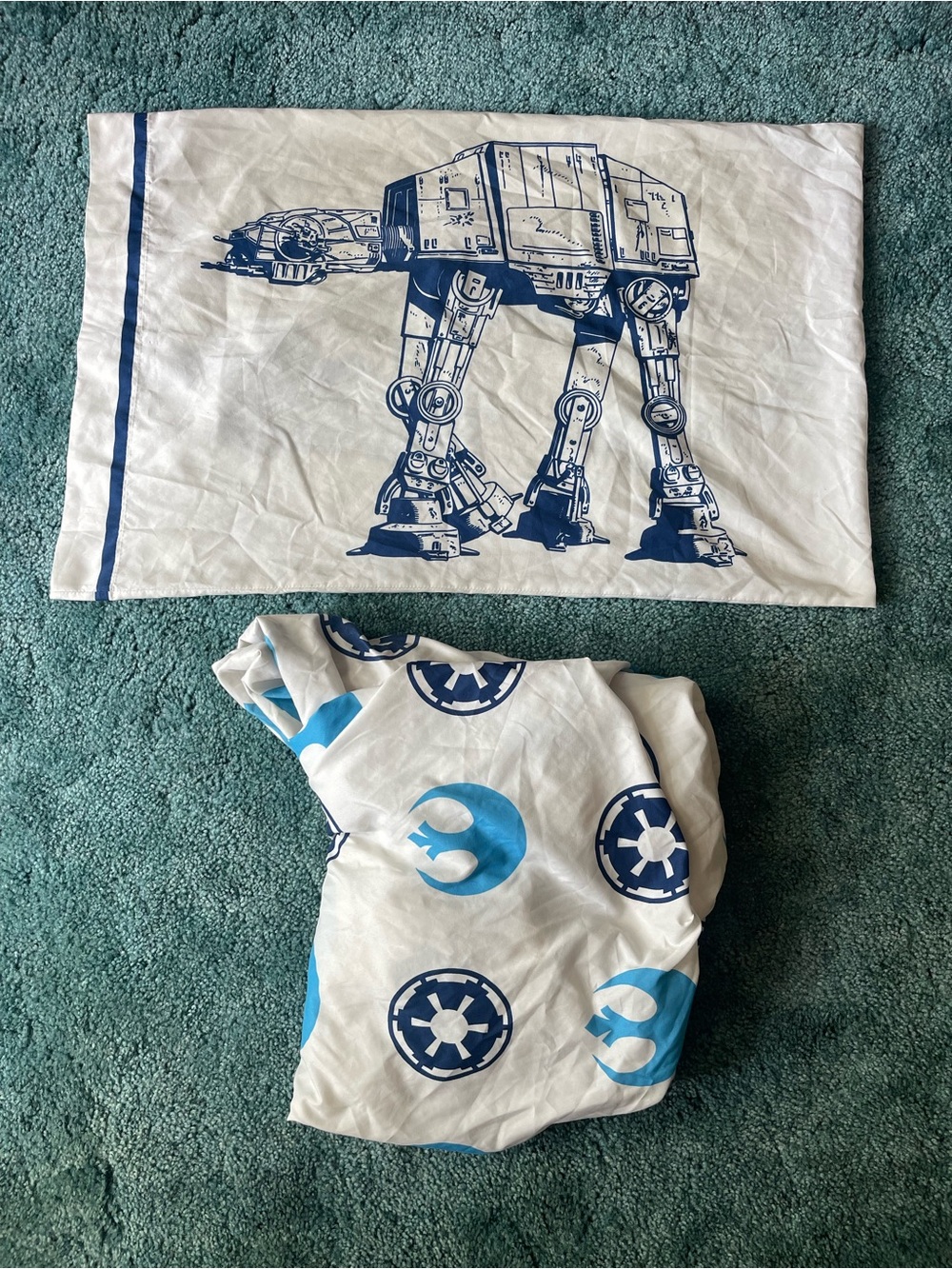 Star Wars Fitted Bed Sheet & Double Sided Pillowcase